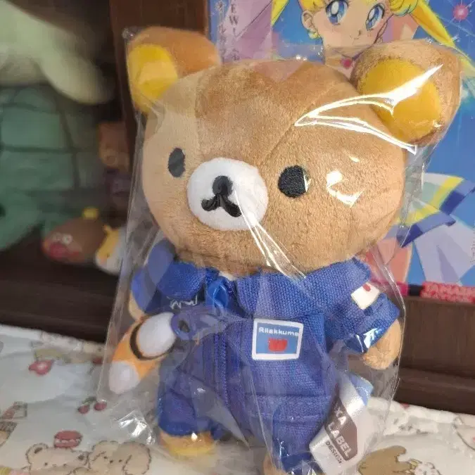 리락쿠마 우주복 인형 키링
