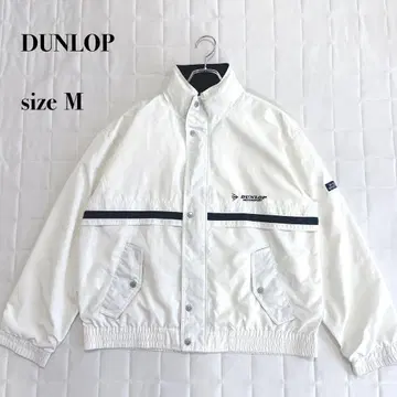 DUNLOP 던롭 집업 블루종 자켓 화이트 M 골프