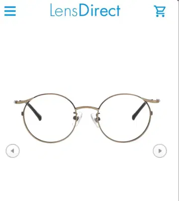 LensDirect 라운드 프레임 안경 리딩 +1.5 니콘