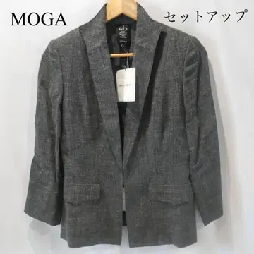 택 포함 새상품 MOGA 셋업 팬츠 수트 마 혼방 M 사이즈