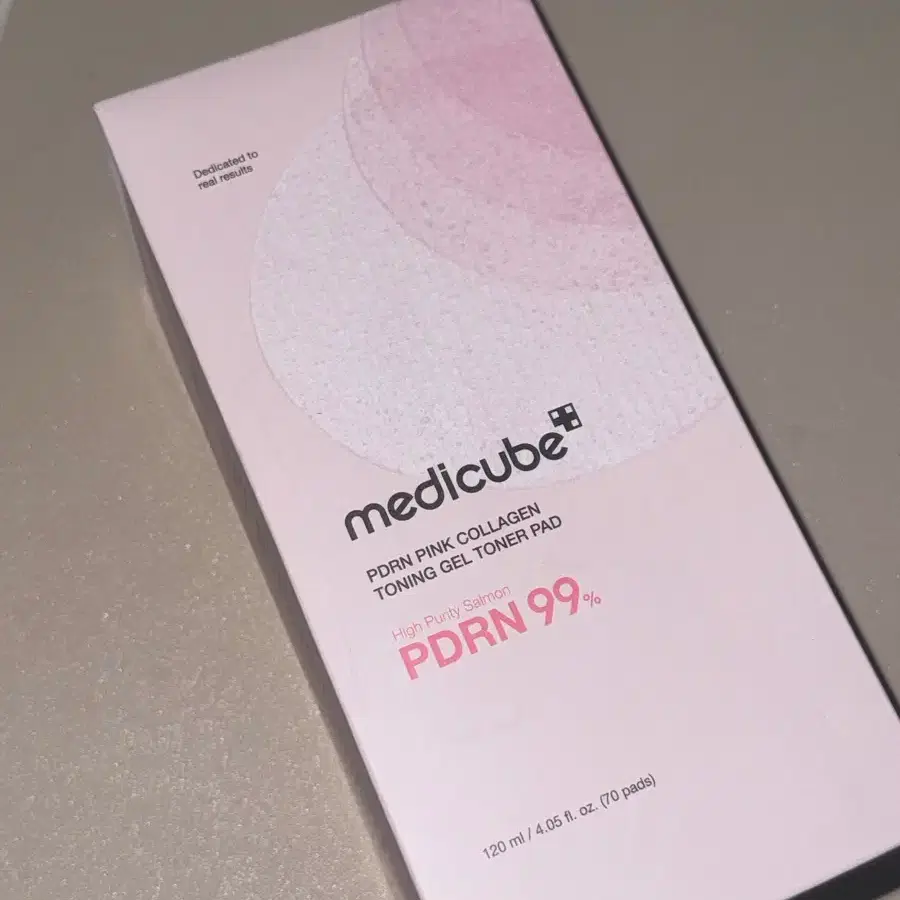 새상품) 메디큐브 PDRN 핑크 콜라겐 토닝젤 토너패드 70