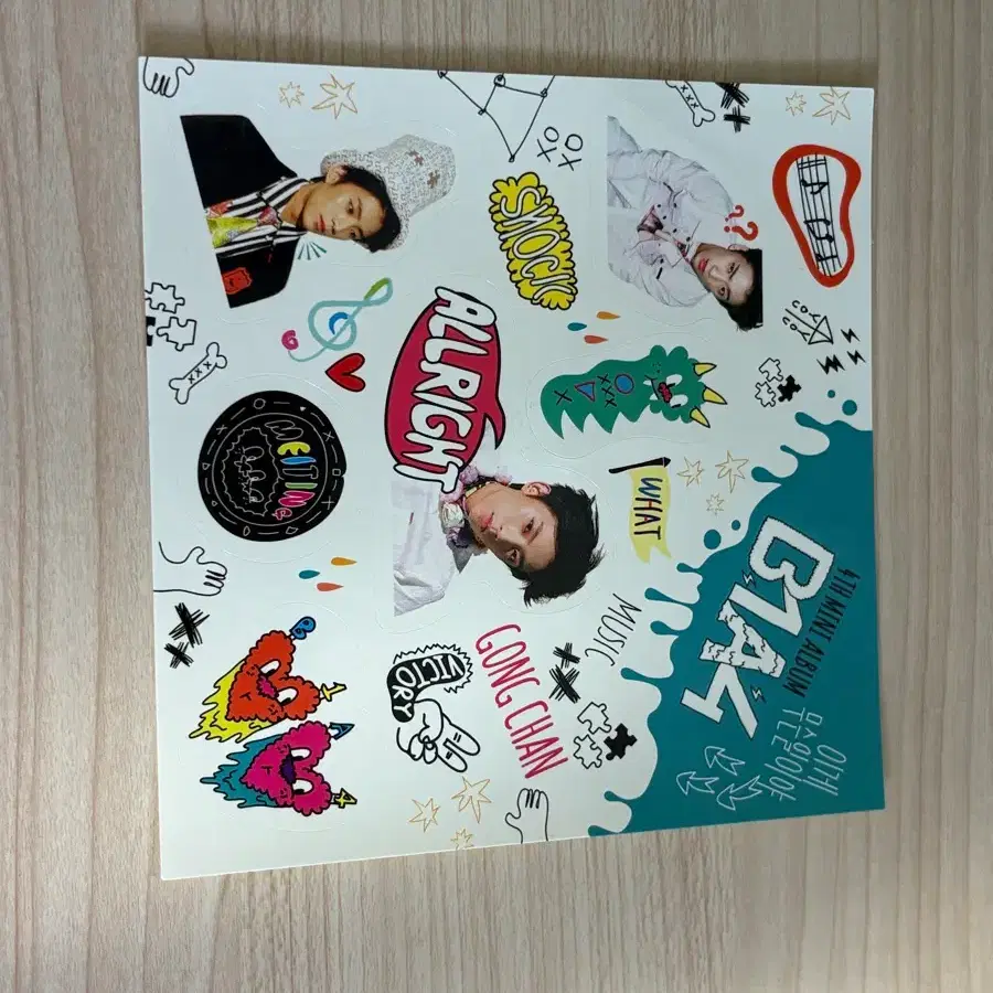B1A4 이게무슨일이야 앨범 공찬 스티커 판매