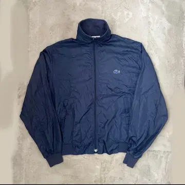 70s LACOSTE 실 감는 택 IZOD 파랑 악어 나일론 자켓 S