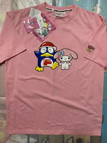 L 마이멜로디 돈펜 T셔츠 핑크 L 돈키 반팔 정품 마이멜로디
