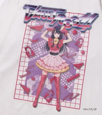 XL VAULTROOM x OSHI NO KO AI 티 화이트