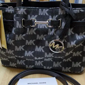 MICHAEL KORS MK 로고 데님 숄더백