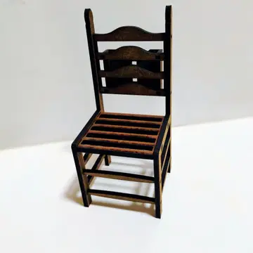 인형의 집 1/6 우드 체어