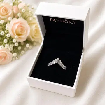 PANDORA 판도라 Princess Wishbone Ring S925