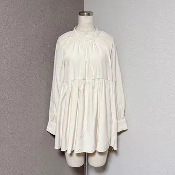 어스 뮤직 앤 이콜로지 백리본 블라우스 튜닉