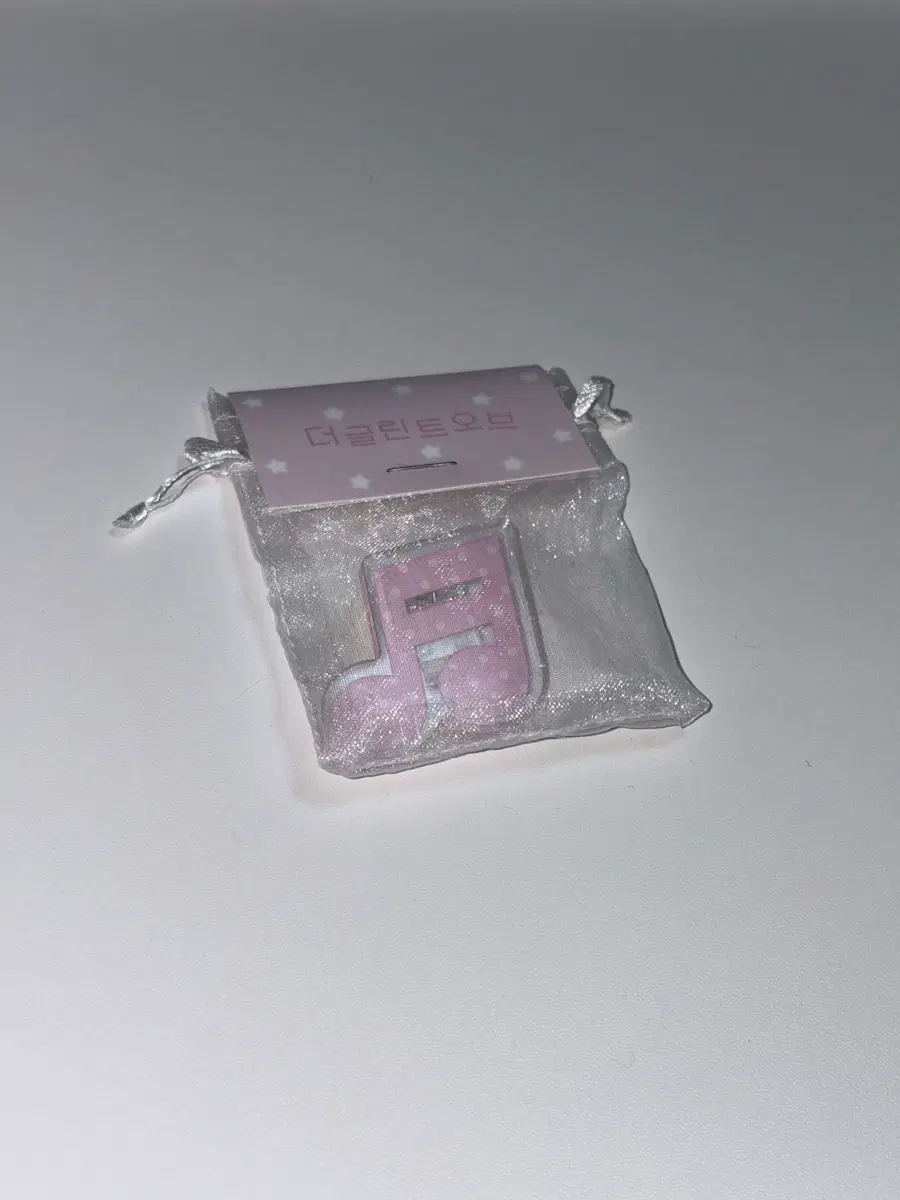 더글린트오브 핑크 도트 음표 아크릴 집게 다꾸 다이어리
