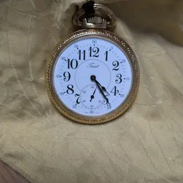 TISSOT 수동 와인딩 회중시계 빈티지 가동품