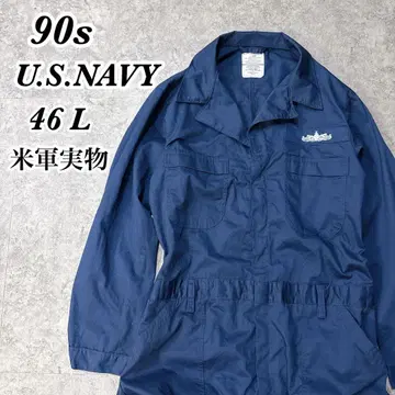 90s US NAVY 작업복 46L 네이비 점프수트 잠수함 휘장