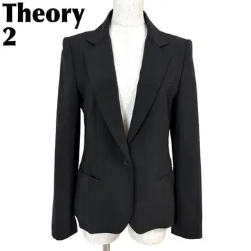 [새상품급] Theory 스트레치 테일러드 자켓 원버튼 2 블랙