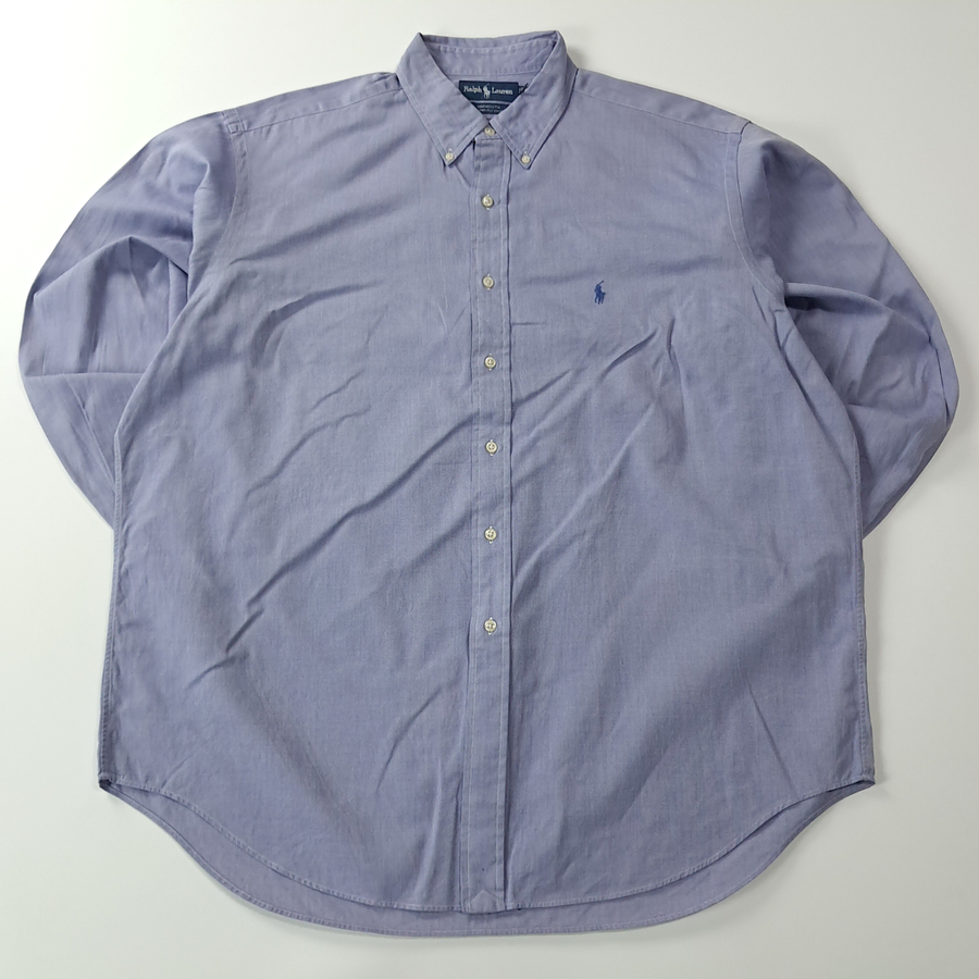 CA156 2XL 폴로 빅사이즈 90s 홍콩판 라벤더블루 셔츠 남방