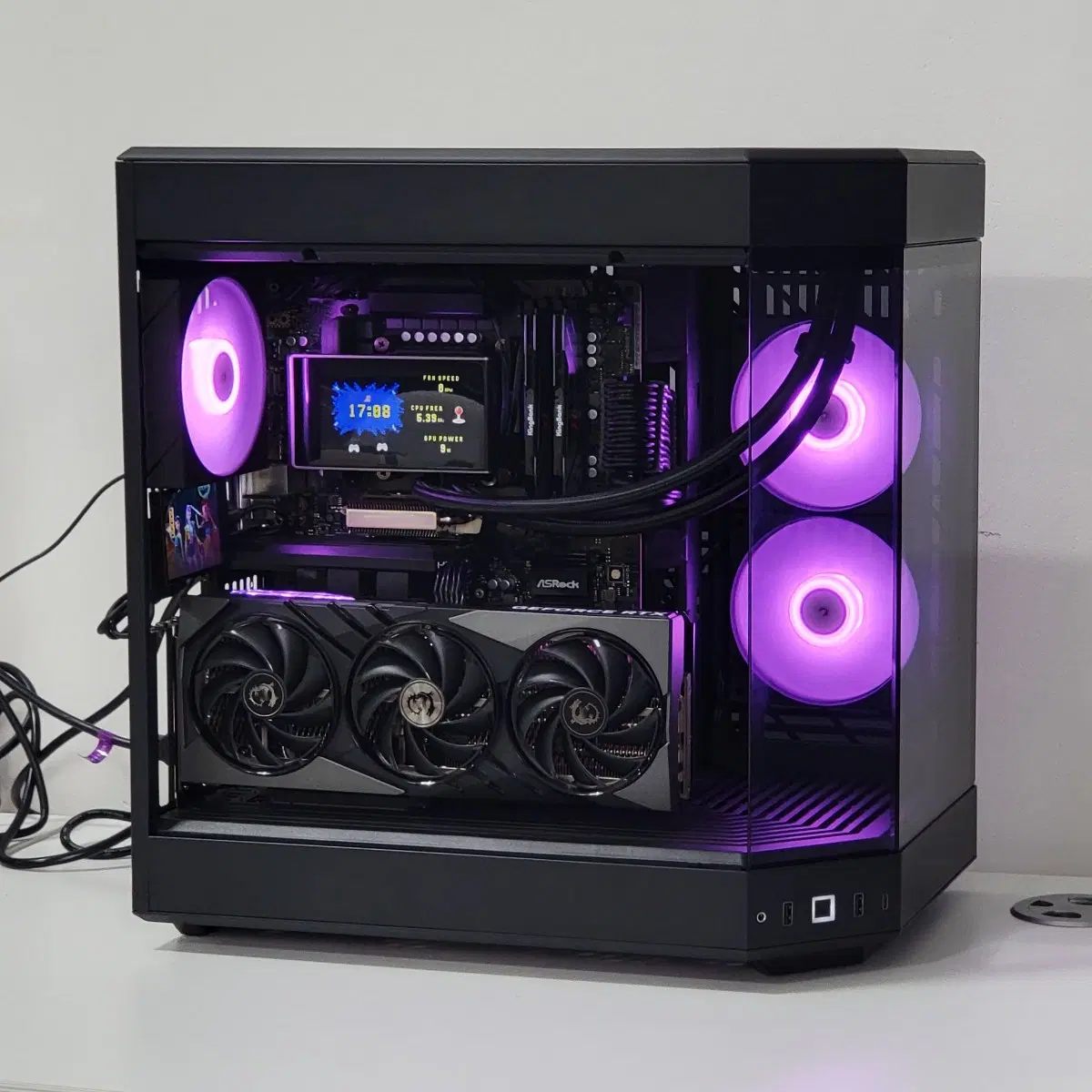 270K PLUS 4070Ti 32GB 작업용 게이밍 컴퓨터 본체 배그