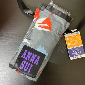 ANNA SUI 안나수이 새상품 우천 겸용 접이식 우산 라이트 그레이 계열