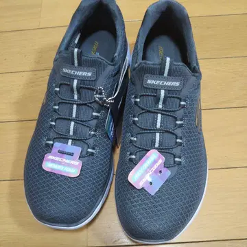 SKECHERS 차콜 그레이 여성용 스니커즈 24.0cm