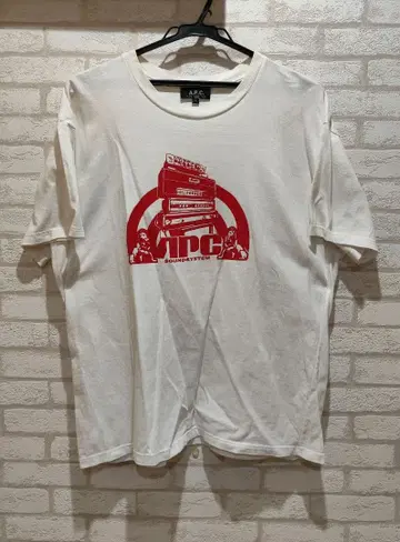 A.P.C. SOUNDSYSTEM 티셔츠 화이트