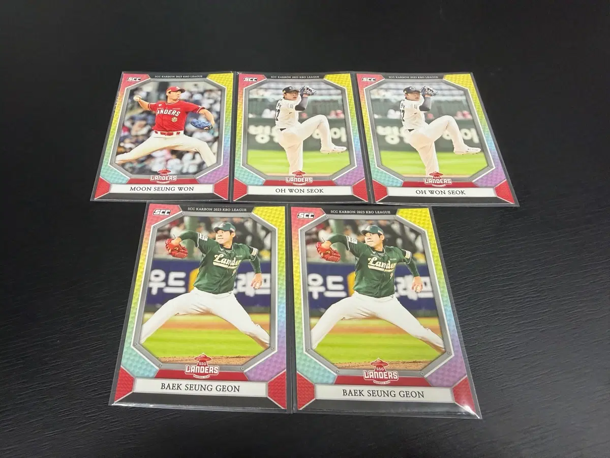 (대) 2023 SCC KBO 프로야구 페러렐 SSG 문승원 오원석 5장