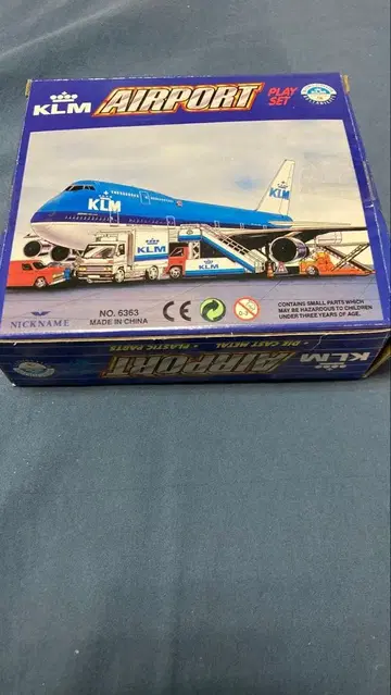 KLM 에어포트 플레이 세트 모형 6363