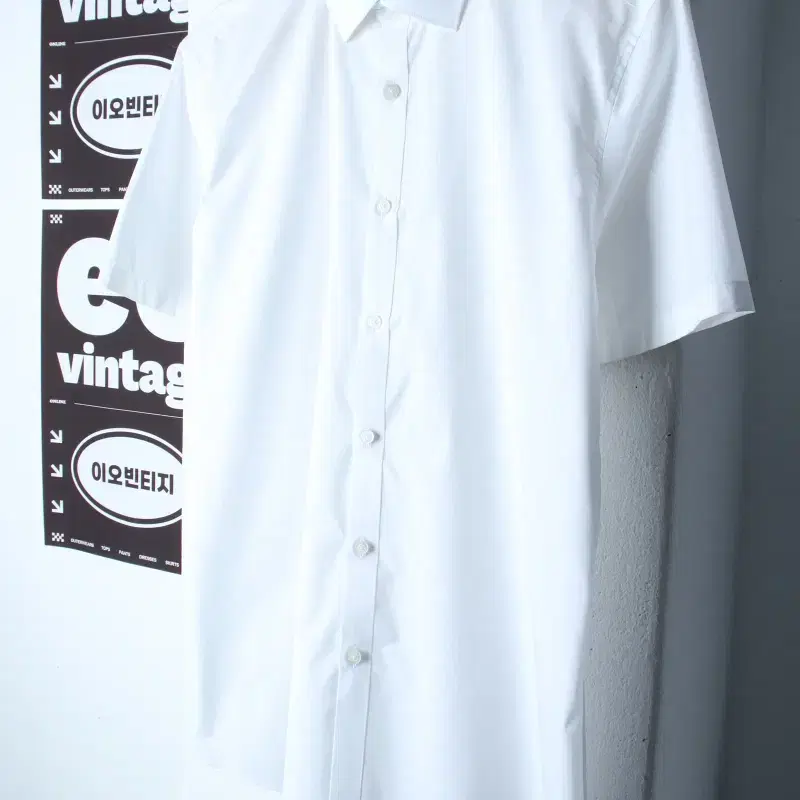 (L-XL) 질스튜어트 반팔 카라 티셔츠 셔츠 남방 무지-H35354