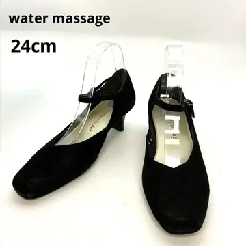 월말 세일 워터 마사지 스트랩 펌프스 24 스웨이드 블랙