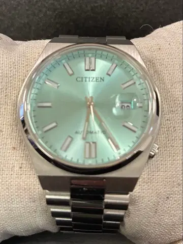 최종 가격 인하 CITIZEN 시티즌 TSUYOSA 아이스 블루 자동 와인딩 남성용