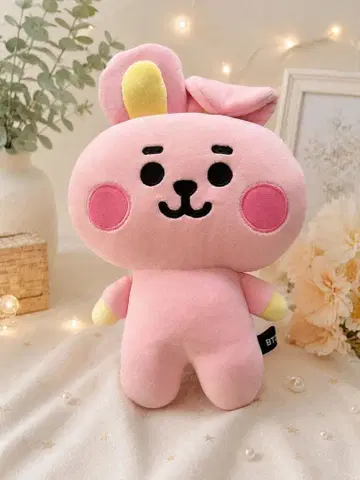 BT21 COOKY 쿠키 봉제 인형 BTS 핑크 새상품급