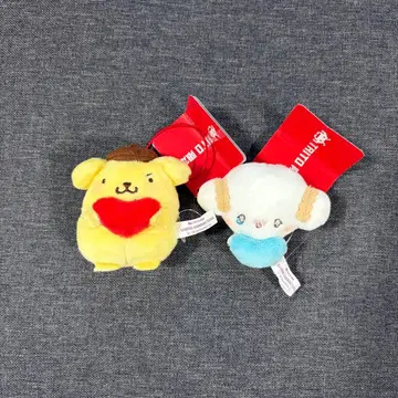 산리오 캐릭터즈 여러 표정 마스코트 폼폼푸딩 다이토 한정판 2종