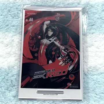 beatmania IIDX 메모리얼 포스터 아크릴 스탠드 11 IIDX RED
