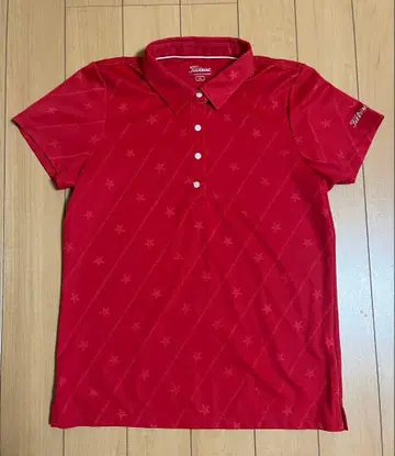 Titleist 여성용 골프 셔츠 빨간색 LL