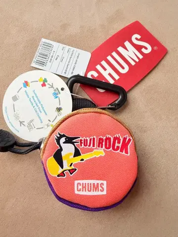 FUJI ROCK 2026 라운드 코인 케이스 (CHUMS 제조)