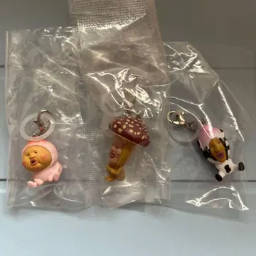 코비토즈칸 캡슐 토이 키링 3종 세트