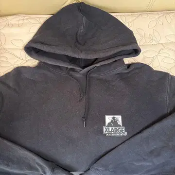 XLARGE 풀오버 후드티 블랙