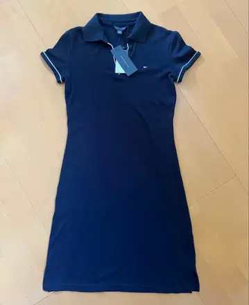 TOMMY HILFIGER 폴로 원피스 네이비