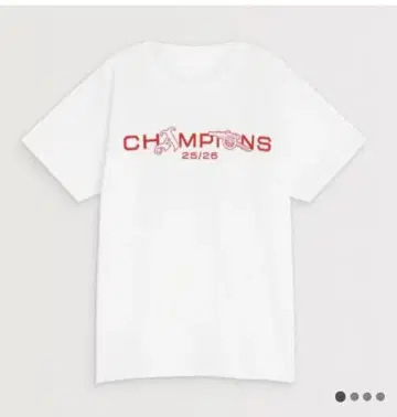 아스날 Arsenal CHAMPIONS 25/26 우승 기념 T셔츠