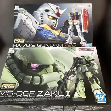[ 새상품 ] RG 1/144 건담 Ver.2.0 양산형 자쿠 2세트