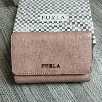 FURLA 이단 접이식 지갑 핑크