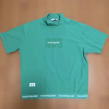 [ 새상품급 ] Munsingwear 남성용 골프웨어 모크넥 그린 M