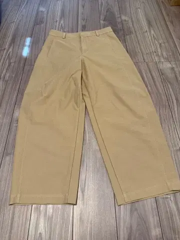 UNIQLO 치노 팬츠 와이드 팬츠 베이지 XL