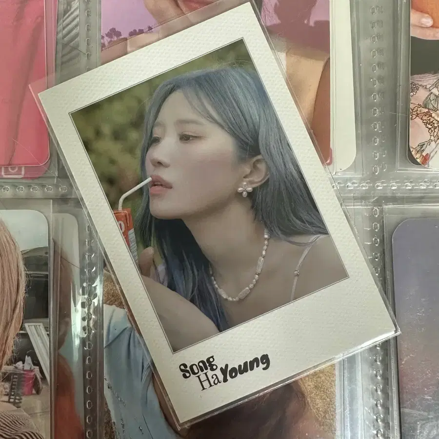 [판매] 프로미스나인 송하영 스디웨 폴라로이드 포토카드