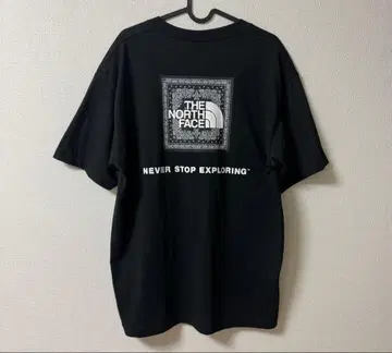 새상품급 THE NORTH FACE 반다나 스퀘어 로고 티 페이즐리 XL