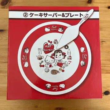 페코짱 헬로키티 케이크 서버 & 플레이트