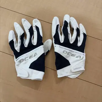 SHIMANO OCEA 낚시 그로브 화이트 네이비 XL
