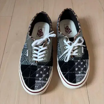 VANS 스니커즈 페이즐리 레오파드 패치워크