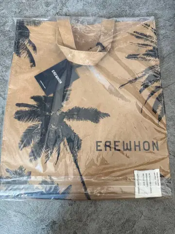 EREWHON 워셔블 크라프트백 에코백 쇼핑백