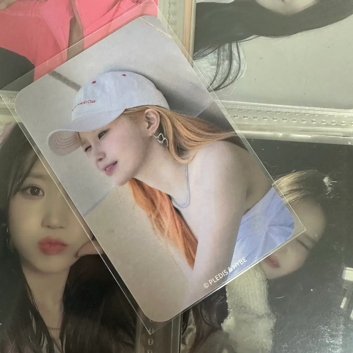 [판매] 프로미스나인 송하영 슈퍼소닉 카페 팝업 특전 포토카드