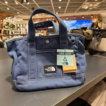 THE NORTH FACE 미니 토트백 데님 블루 한국 한정판 새상품