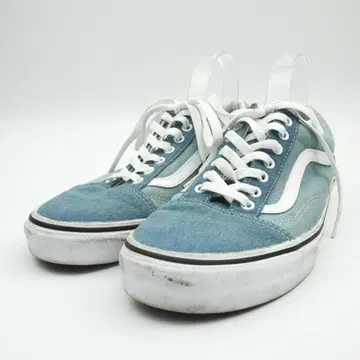 VANS 올드스쿨 데님 2톤 스니커즈 블루*QD55