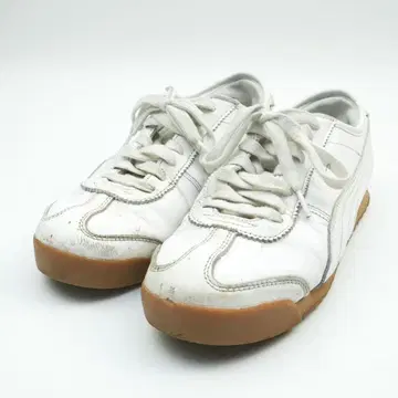 PUMA Roma68 가죽 스니커즈 엠보 화이트 26.0*QD59